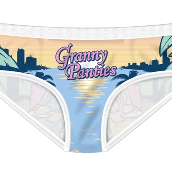 Hairbrained Designs Golden Girls Granny Panties Size Medium - Picture 2 of 2